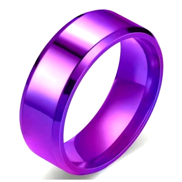 Stainless Steel Purple Ring 💍 💜 HOST PICK 💜 - Boutique Item - Picture 2 of 4